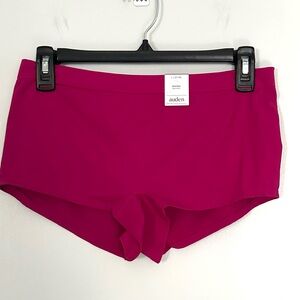 Auden Women’s Seemless Boy Shorts - Underwear - Maroon- Size Large - NWT